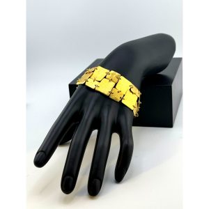 Marcia Moran 18K Gold Plated Double Coin Bracelet