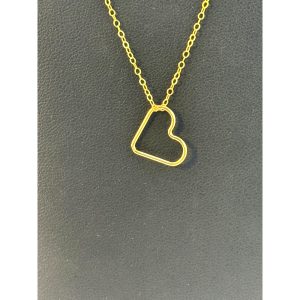 Dainty Gold Filled Heart Pendant Necklace