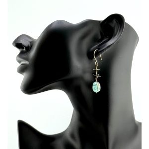 Silpada Sterling Silver Turquoise Dangle Drop Earrings
