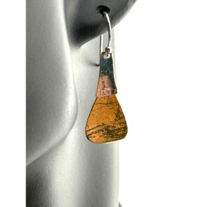 Silpada Combination Sterling Silver Gold Drop Earrings
