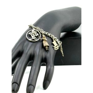 Vintage 925 Sterling Silver 4 Charm Philippines Bracelet