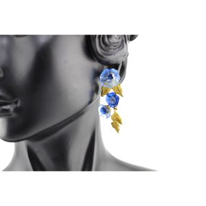 Michael Michaud Morning Glory Dangle Post Earrings