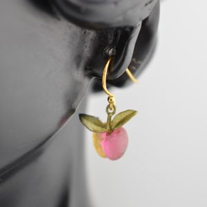 Michael Michaud Peach Tree Dainty Wire Earrings