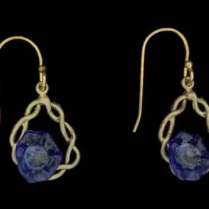 Michael Michaud Morning Glory Small Hoop Wire Earrings