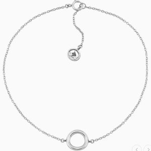 Silpada 'karma' Anklet in Sterling Silver, 9" + 1"
