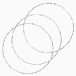 Silpada 'Empowered' Set of Three Bangles in Sterling Silver