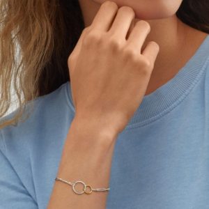 Silpada 'Pagosa' Bracelet in Gold-Plated Silver, 7.5" + 2"