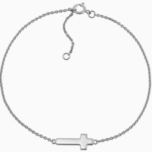 Silpada 'Simplex Cross' Bracelet in Sterling Silver