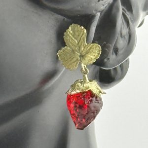 Michael Michaud Strawberry Post Earrings