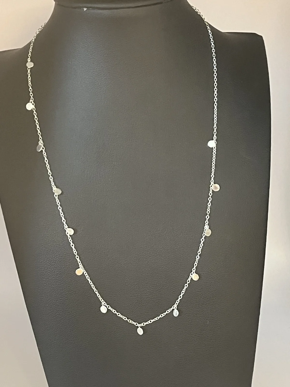 Silpada 'Silver Lace' Adjustable Sterling Silver Station Necklace