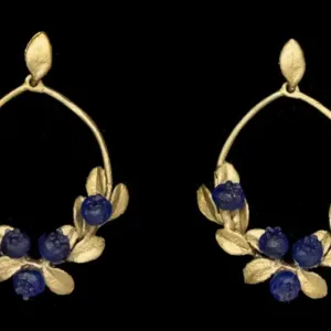Michael Michaud Petite Blueberry Oval Post Earrings