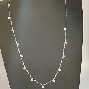 Silpada 'Silver Lace' Adjustable Sterling Silver Station Necklace