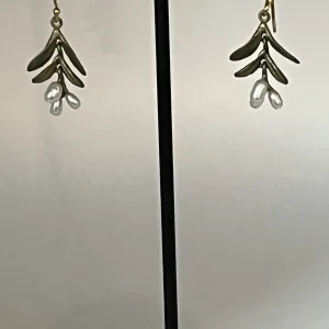 Michael Michaud Garden Vine Dainty Wire Earrings